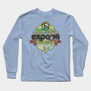 Expo '74 World's Fair Crest 1974 Long Sleeve T-Shirt